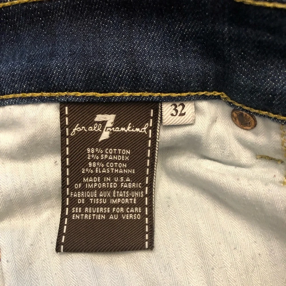 7 For All Mankind The Skinny Jeans Women’s size 32 - Picture 5 of 5